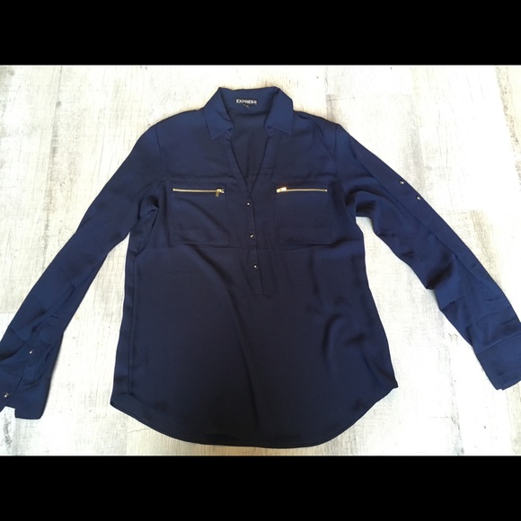 Dark Blue Express Shirt - Picture 1 of 7